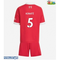 Liverpool Ibrahima Konate #5 Hjemmedraktsett Barn 2025-26 Kortermet (+ Korte bukser)